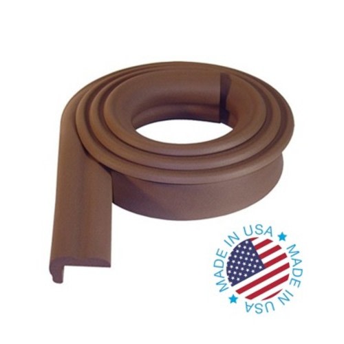 Kidkusion - Jumbo Edge Cushion Brown 6 Ft