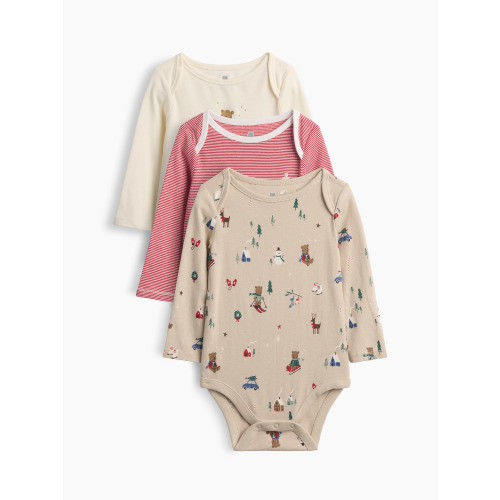 Baby First Favorites Organic Cotton Bodysuit (3-Pack)