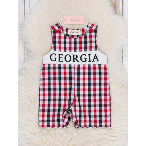 Georgia Smocked Gingham Johnny