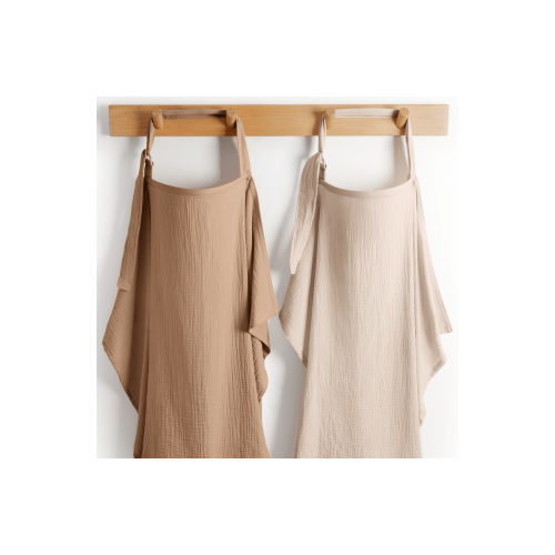 Muslin Nursing Cover, 100% Cotton - 2 Pack