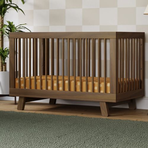 Hudson 3-in-1 Convertible Crib with Toddler Bed Conversion Kit