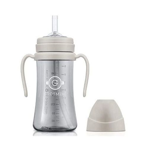 Grosmimi PPSU Straw Cup - 10oz (6 Months+) Beige 10oz