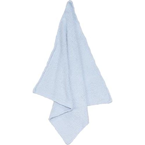 Angel Dear Chenille Blanket, Light Blue 31" x 31"