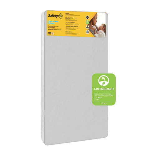 Safety 1st Sweet Dreams 5" Crib & Toddler Mattress with Waterproof Cover| Greenguard Gold Certified