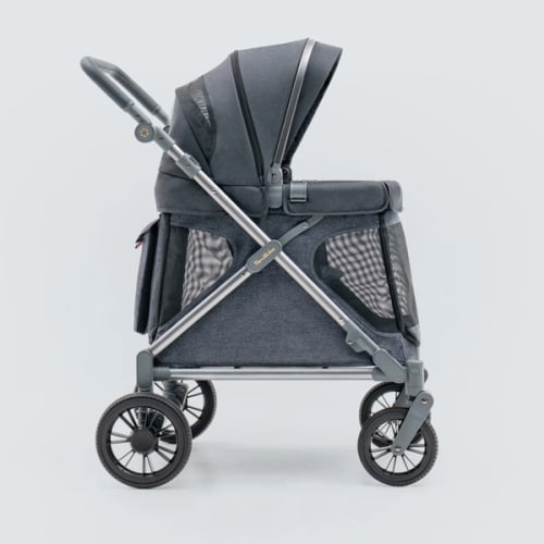 Q1 Wagon Stroller – Foldable All-Terrain Stroller Wagon for Toddlers, Baby & Kids with Canopy – Familidoo