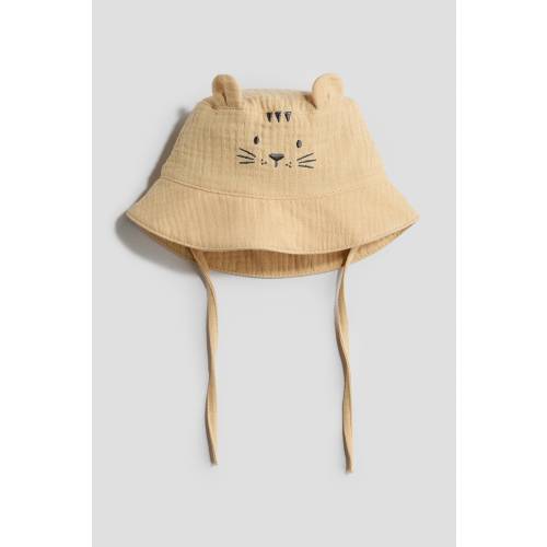 EMBROIDERED-DETAIL SUN HAT