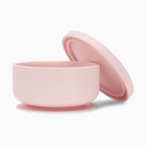 Suction Bowl with Lid - Petal