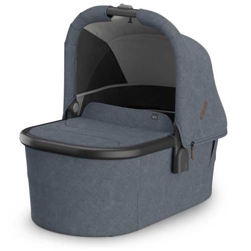 UPPAbaby Bassinet V3 - Julian (Dusty Blue Melange / Carbon Frame)