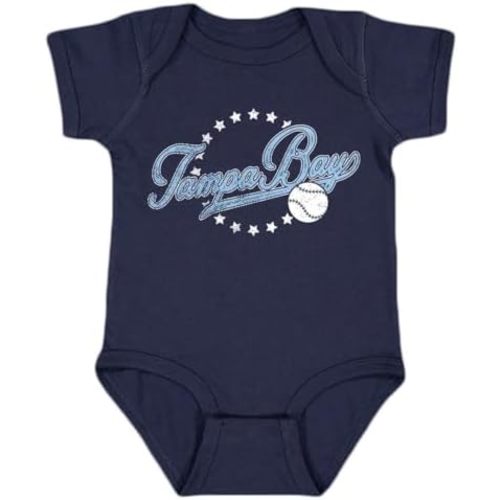 Retro Vintage Style Kid's Bodysuit for Baseball Fans