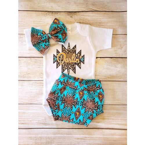 Baby girl outfit - country girl baby - baby girl summer - newborn girl outfit - baby girl clothes - western baby clothes - cowgirl