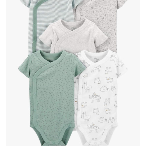 Simple Joys by Carter's unisex-baby 5-pack Side Snap Short-sleeve Bodysuit
