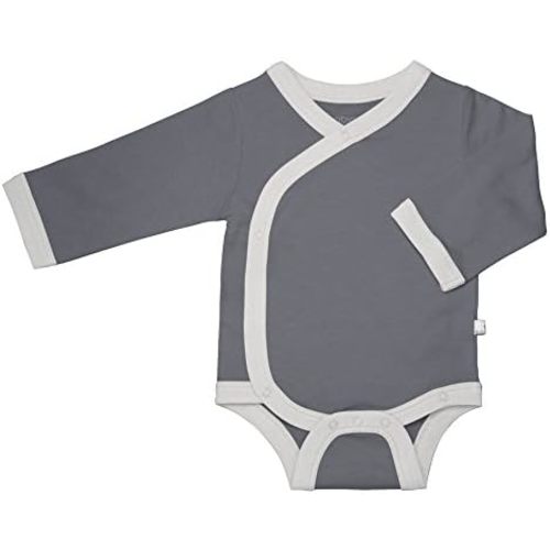 Babysoy Organic Long Sleeve Kimono Bodysuit
