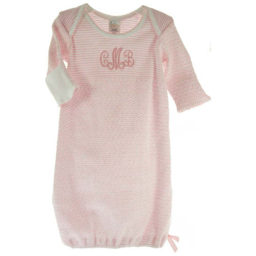 Paty Baby Girls Pink Gown Coming Home Outfit - Hiccups Children's Boutique