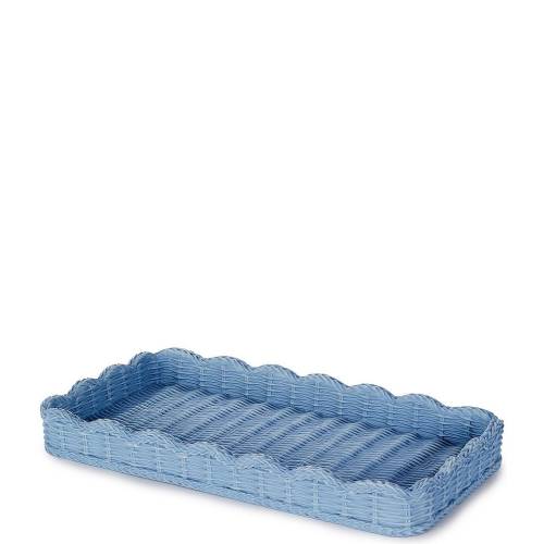 Southern Living Tabitha Bath Collection Scalloped Tray