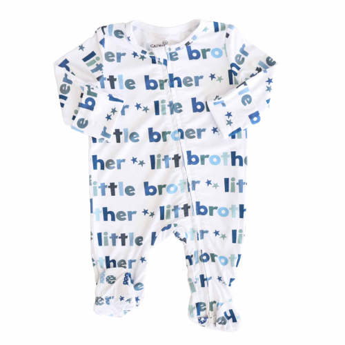 Little Sibling Zipper Footie
