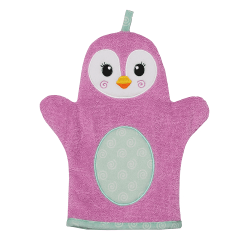 Zoocchini Penny Penguin Baby Bath Mitt