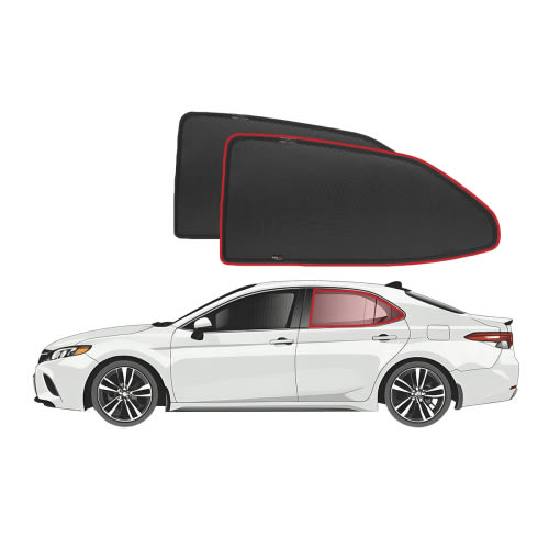Toyota Camry Rear Door Car Window Sun Shades (XV70; 2017-2024)