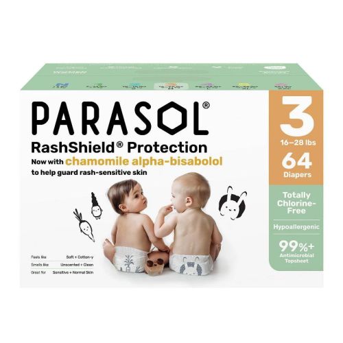 Parasol Chlorine-Free Diapers with RashShield Protection