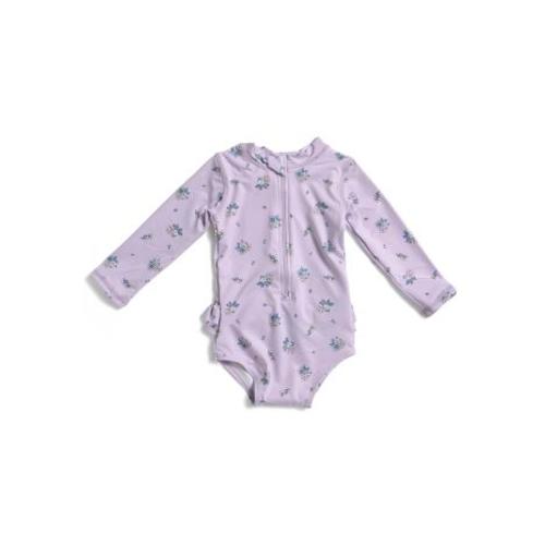 Infant Girls Ditsy Floral Long Sleeve One-piece Swimsuit | Kids' Swimsuits | TJ Maxx