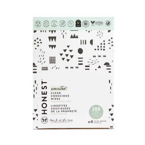 The Honest Company Plant-based Baby Wipes Made With Over 99% Water - Pattern Play (select Count)