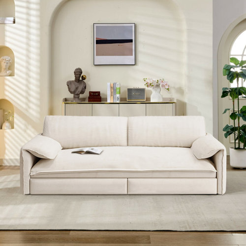 Latitude Run® 3-in-1 Multi-Functional Folding Sleeper Sofa Bed - Velvet Upholstery, Ultra-Soft Padding - Comfortable, Versatile for Living Rooms, Guest Rooms & More & Reviews | Wayfair