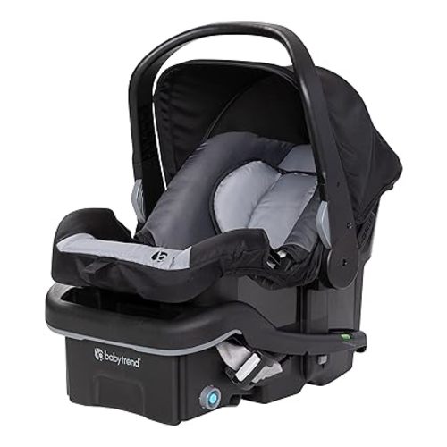 Baby Trend EZ-Lift™ Plus Infant Car Seat, Dash Black – Newborn Comfort Padding, Lightweight Carry Build, Adjustable Harness System