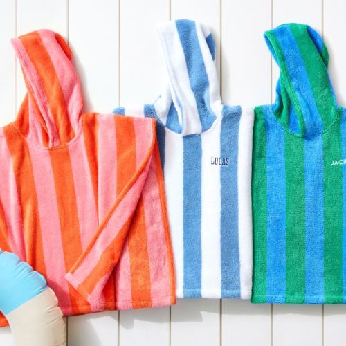 Cabana Stripe Kids Cover Up
