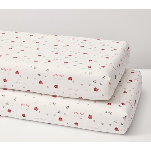 Love Bug Organic Crib Fitted Sheet
