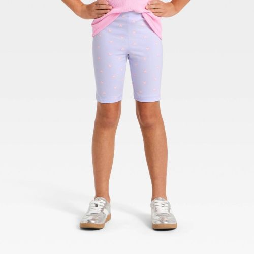 Girls' Bike Shorts - Cat & Jack™ Pale Lavender S