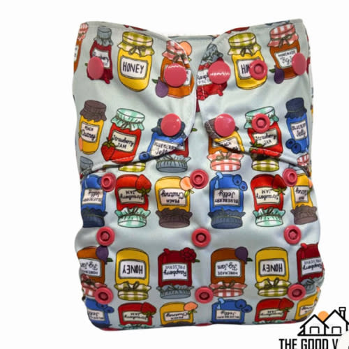 One Size Pocket Diaper - Preserved