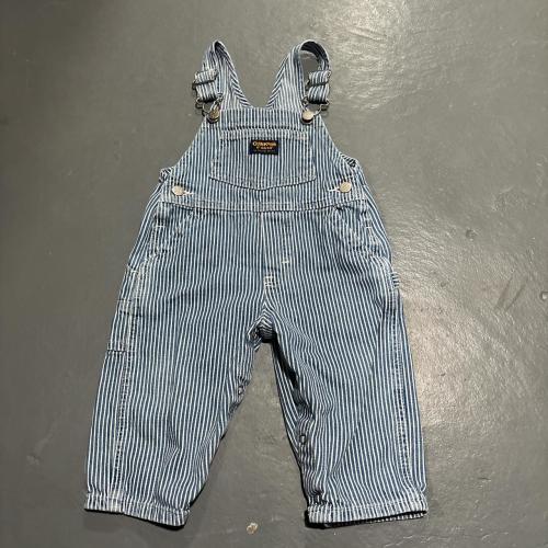 Blue Oshkosh striped denim overalls #denim #kids...