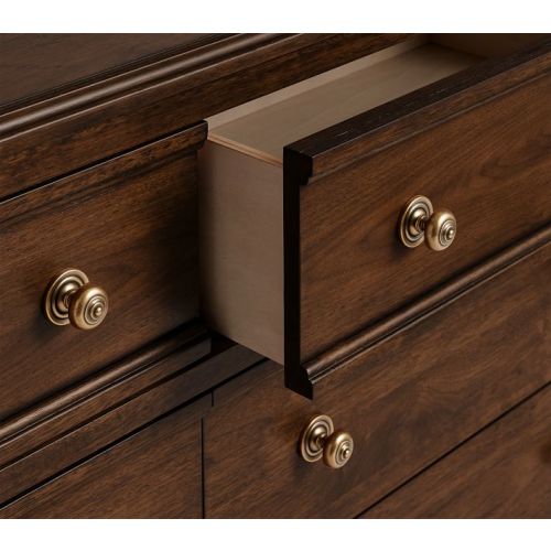 Chris Loves Julia Turned Wood 6-Drawer Dresser & Topper Set (56w x 19d")