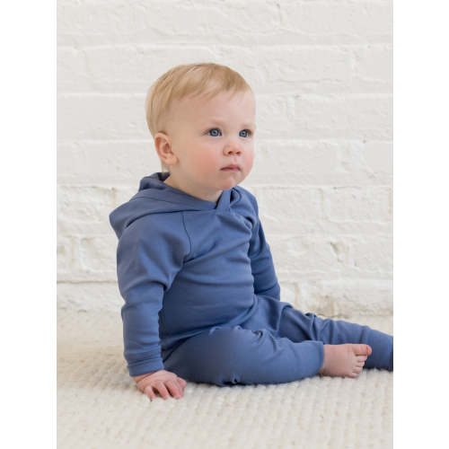 Madison Hooded Pullover - Marino - 3-6 months