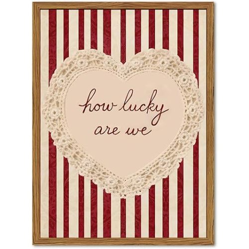 FHow Lucky Are We Wall Art
