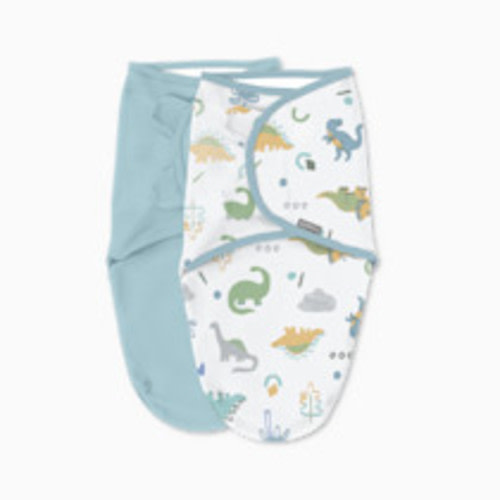 Ingenuity SwaddleMe Original Swaddle (2-Pack) - Tropical Dino, 0-3 M