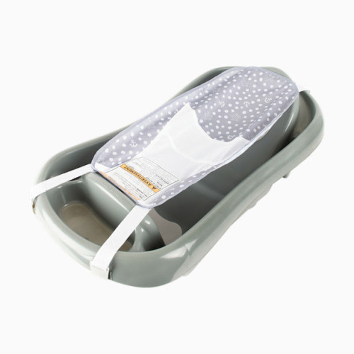 The First Years Sure Comfort Renewed Baby Bathtub - 3-in-1 Newborn to Toddler Bathtub - Dark Gray