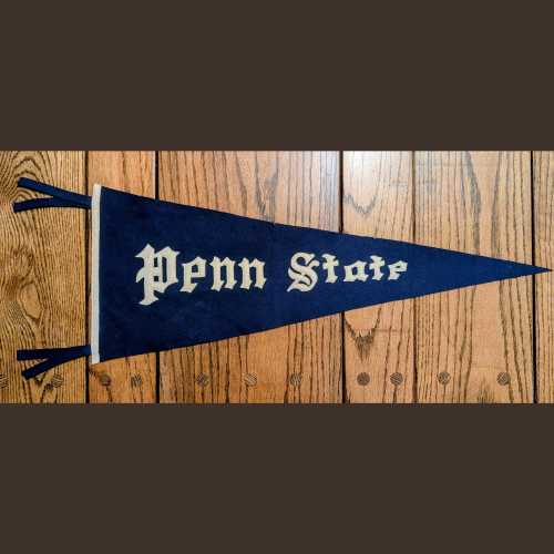 Antique 1920’s Penn State University Felt Pennant - RARE