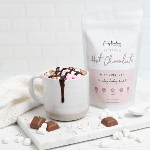 Lactation Hot Chocolate with Collagen (DF, SF)