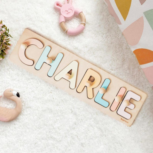 Personalized Name Puzzle With Pegs