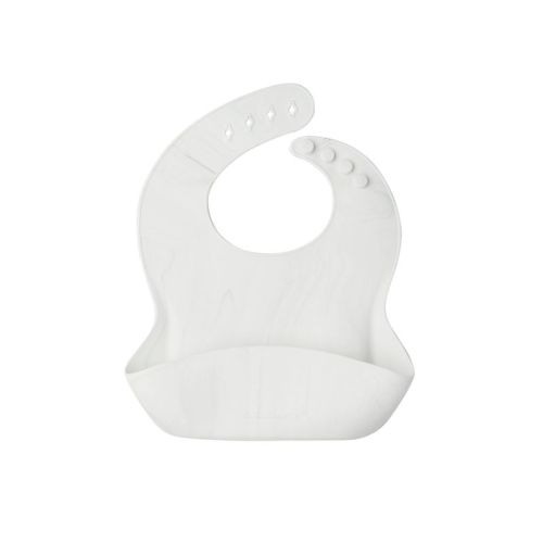 Loulou Lollipop Silicone Bib - Marble