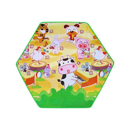 Eco Friendly Baby Crawling Mat Hexagonal Play Mat Non Slip Shockproof Soft Flexible Educational Floor Mat For Infants Perceptual Training Safe Space