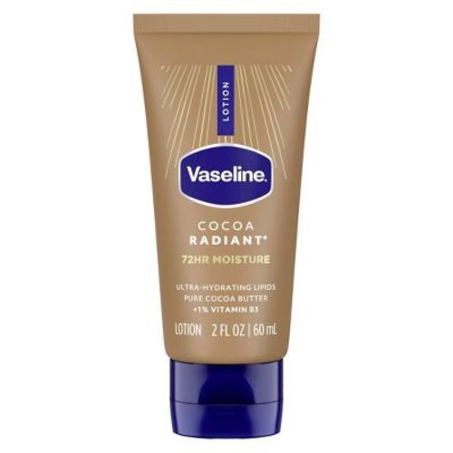 Vaseline Intensive Care Cocoa Radiant Hand and Body Lotion - Travel Size - 2 fl oz: Tube, Normal to Very Dry Skin