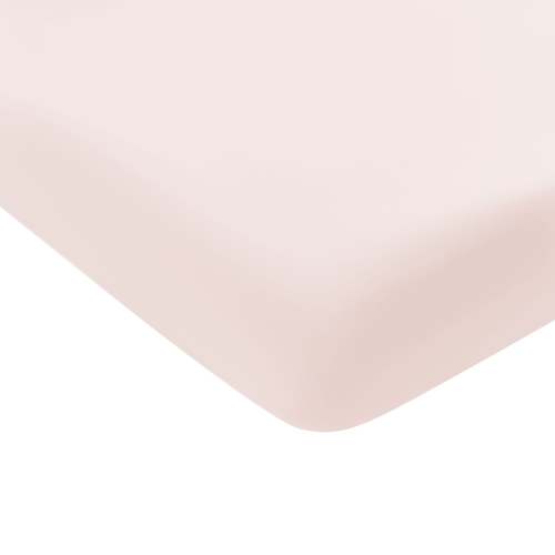Bamboo Crib Sheet in Blush Pink | Bamboo Bedding | Kyte Baby