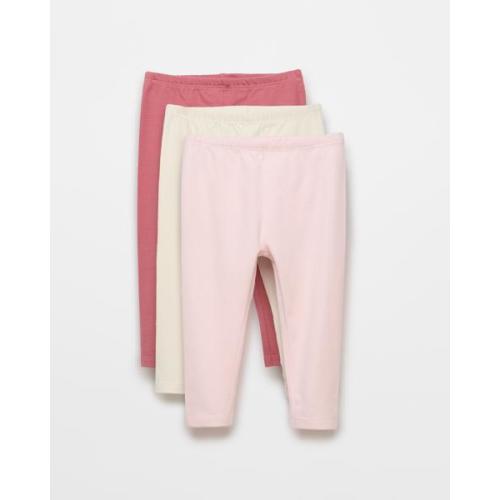Baby Organic Cotton Leggings 3 Pack
