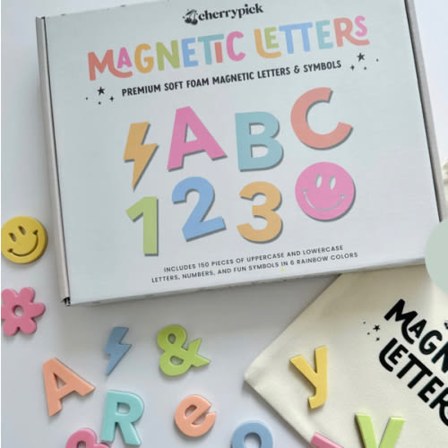 Soft Foam Magnetic Letters & Symbols 150pc Set – Cherrypick