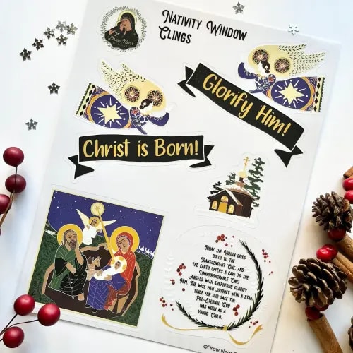 Window Clings - Nativity Set — Draw Near Designs