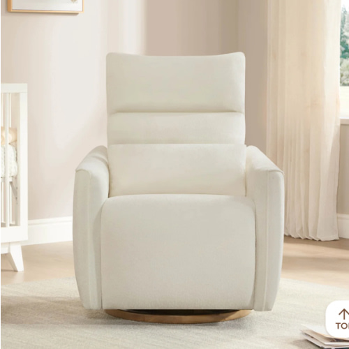 Janice Power Swivel Nursery Glider Recliner with Power Headrest