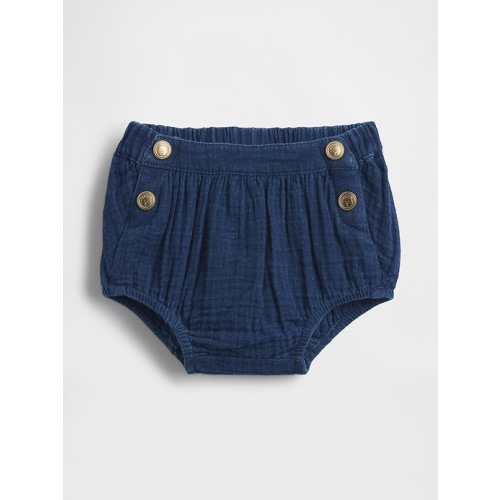 Baby Cotton Gauze Denim Sailor Bloomers
