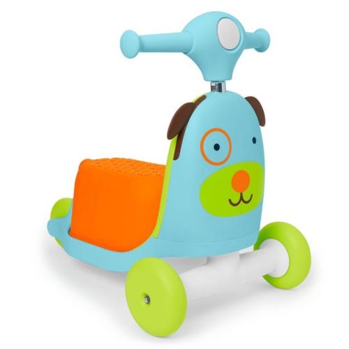 Skip Hop Kids' 3-in-1 Baby Activity Push Walker & Ride On Scooter Toy - Dog