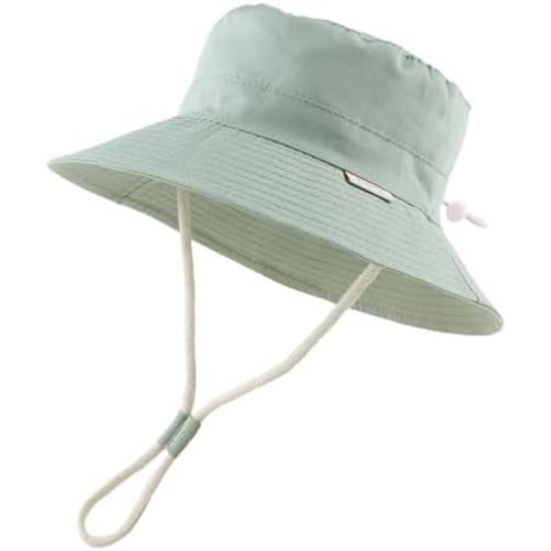 Bamery Baby Toddler Girls Bucket Hat Newborn Sun Hats for Boys Classic Infant Summer UV Protection Hats Kids Beach Cap